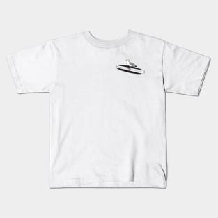 Surfing seagull Kids T-Shirt